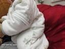 童泰（TONGTAI）嬰兒睡袋純棉寶寶分腿連體長(cháng)袖睡衣男童女童防驚跳防踢被 綠色-暖姜【秋冬中厚 室溫10-20℃】 M【適合身高80-95cm】建議年齡15個(gè)月-2.5歲 曬單實(shí)拍圖