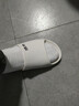 回力拖鞋男女涼拖鞋抑菌防滑浴室內外穿軟彈涼拖鞋HL0397乳白40-41碼 曬單實(shí)拍圖