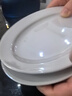 霜山瓷制餐盤(pán)橢圓形蛋糕甜品盤(pán)瓷盤(pán)點(diǎn)心水果盤(pán)家用早餐盤(pán)西餐盤(pán)子 【S號】長(cháng)16*寬9.9cm 曬單實(shí)拍圖