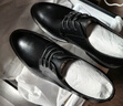 百麗男鞋商務(wù)正裝皮鞋休閑增高軟底真皮鞋10503AM0 黑色-經(jīng)典版 45 曬單實(shí)拍圖