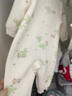 婧麒（JOYNCLEON）新生嬰幼兒夾棉連體衣秋冬季小月齡寶寶衣服保暖冬外出哈衣服 星空兔【連體衣】 73cm  【6-9個(gè)月建議體重7.2-9kg】 曬單實(shí)拍圖