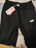 鴻星爾克（ERKE）童裝男女童長(cháng)褲兒童24新品加厚針織長(cháng)褲正黑160 曬單實(shí)拍圖