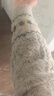 三彩2025冬季新款寬松慵懶提花針織衫長(cháng)袖單排扣開(kāi)衫復古外套M 曬單實(shí)拍圖
