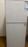 志高（CHIGO）志高家用節能冰箱中型雙門(mén)冰箱出租屋冷藏冷凍環(huán)保迷你冰箱辦公室公寓租房宿舍低噪電冰箱 S198 奶白鏡面特賣(mài)款【一級能效】 曬單實(shí)拍圖