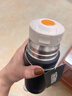膳魔師（THERMOS）保溫杯不銹鋼水杯磨砂黑350ml保冷杯子雙蓋學(xué)生禮物FFM-351 曬單實(shí)拍圖