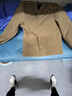 男士加絨內膽小棉襖大碼短款加厚保暖冬季內穿上衣外穿棒球服外套 卡其色 【升級袖子加絨】 L 95-120斤 曬單實(shí)拍圖