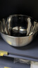學(xué)廚 打蛋盆304不銹鋼攪拌盆帶刻度加厚奶油蛋白打發(fā)盆和面洗菜水果盆 24Cm不銹鋼打蛋盤(pán) 曬單實(shí)拍圖