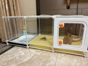 蔻絲透明兔籠子家用室內大號帶接糞托盤(pán)荷蘭豬侏儒兔寵物專(zhuān)用豪華別墅 曬單實(shí)拍圖