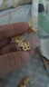 周六福（ZLF）新年禮物  黃金吊墜女款足金5G花朵造型掛墜有錢(qián)花 計價(jià) 單吊墜（不含鏈）-1.54g 曬單實(shí)拍圖