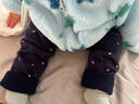 優(yōu)衣庫嬰幼兒寶寶搖粒絨緊身褲打底褲可外穿褲子25秋冬新款478433 69 藏青色 90 曬單實(shí)拍圖