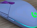 羅技（G）G102 有線(xiàn)游戲鼠標 淡紫色 RGB燈效 輕量化設計 吃雞鼠標 賽博朋克 200-8000DPI 曬單實(shí)拍圖
