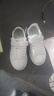 星期六童鞋兒童小白鞋新款男童休閑鞋韓版時(shí)尚板鞋百搭女童鞋 白黑 35  曬單實(shí)拍圖