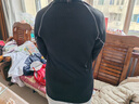 步銳特（BURUITE）運動(dòng)套裝男緊身衣健身房羽毛球訓練服長(cháng)袖速干衣跑步服騎行服秋 曬單實(shí)拍圖