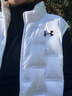 UNDER ARMOUR【熱力羽絨】男女童輕薄羽絨服馬甲秋冬保暖兒童背心244105170 白色 170 曬單實(shí)拍圖