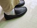 紅蜻蜓男鞋新款時(shí)尚一腳蹬休閑皮鞋男士豆豆鞋低幫通勤皮鞋WTA24051 黑色 38 曬單實(shí)拍圖
