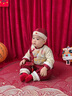 G.DUCKKIDS小黃鴨嬰兒套裝秋冬2025新款寶寶周歲禮服滿(mǎn)月宴百天新中式套裝 2516紅色麒麟 80 cm 曬單實(shí)拍圖