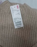 優(yōu)衣庫女裝舒芙蕾半高領(lǐng)針織衫/毛衣毛衫25秋冬新款479158 32 深米色 XS /150/76A 曬單實(shí)拍圖