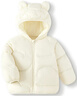 巴拉巴拉童裝寶寶羽絨服冬季嬰兒輕薄兒童外套上衣造型萌男童女童 奶白10501 100 cm 曬單實(shí)拍圖