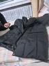 阿究究200斤高檔羽絨棉服寬松女中長(cháng)款高端2025年秋冬新款時(shí)尚百搭冬裝 黑色 3XL 【建議135-150斤】高品質(zhì) 曬單實(shí)拍圖
