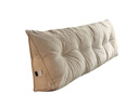 源氏木語(yǔ)床頭軟靠現代簡(jiǎn)約三角護腰大靠背北歐家用軟包靠墊臥室可拆洗靠枕 【淺卡其色】床頭軟靠1.5米 曬單實(shí)拍圖