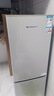 上菱183升雙開(kāi)門(mén)冰箱小型出租房2-3人用 出租屋家用兩門(mén)二門(mén)小戶(hù)型雙門(mén)電冰箱以舊換新BCD-183D 曬單實(shí)拍圖