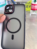 藍妮子 適用蘋(píng)果15手機殼iPhone15保護套15plus手機殼磁吸充電殼全包防摔磨砂男女款 深空黑【精孔鏡頭版】金屬鏡頭圈丨強力磁吸丨膚感磨砂 iPhone 15Plus【雙攝-6.7英寸 曬單實(shí)拍圖