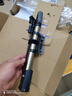 GIANT捷安特AIR mini002打氣筒迷你便攜式美法嘴通用山地車(chē)自行車(chē)打氣筒帶軟管氣壓表 鈦色 曬單實(shí)拍圖