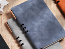 申士（SHEN SHI）A6小本簡(jiǎn)約膚感皮筆記本子學(xué)生文具商務(wù)口袋本記事本日記本記錄本100張/本 48-08 5本每本帶1只筆 曬單實(shí)拍圖