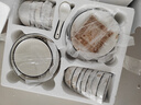 京東京造 碗盤(pán)餐具整套 景德鎮碗具碟子套裝喬遷之喜陶瓷禮盒金枝玉葉78頭 曬單實(shí)拍圖