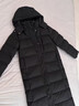 零下40度防寒95絨羽絨服女冬季過(guò)膝到腳踝超長(cháng)款東北加厚極寒巨厚 黑色女款 95高品質(zhì)白鴨絨 極寒保暖 L 適合體重130-145斤 充絨424克 曬單實(shí)拍圖
