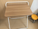 林氏生活 林氏家居木業(yè)折疊書(shū)桌子小戶(hù)型臺式辦公電腦桌簡(jiǎn)約現代家具LS092 【柚木+白色】折疊電腦桌 曬單實(shí)拍圖