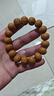 彩荷猴頭小核桃手串矮樁土豪串猴王文玩男士單圈手串 天然土豪串 曬單實(shí)拍圖