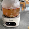 美的（Midea）0膠水全玻璃全自動(dòng)養生壺 1.2L大容量辦公室多功能茶漏煮茶壺 燒水壺24h恒溫可煮小米 1.2L 0膠水全玻璃帶濾網(wǎng)MK-YS12B102 曬單實(shí)拍圖