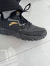 安踏男鞋革面防潑水跑步鞋男黑色輕便防滑休閑鞋春秋運動(dòng)鞋旅游鞋男 曬單實(shí)拍圖