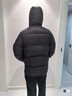 駱駝?dòng)鸾q服男防潑水鴨絨男女加厚戶(hù)外防寒冬季面包服外套女 黑色 男女同款,7674B XL 曬單實(shí)拍圖