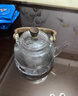 悅天涯煮茶壺電陶爐套裝家用小型燒水器養生壺大容量保溫玻璃提梁茶壺 1L聽(tīng)瀾壺+木色電陶爐 曬單實(shí)拍圖