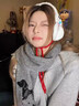TKHE臘腸狗針織圍巾女秋冬韓系氛圍感保暖毛線(xiàn)圍脖女護頸防寒防風(fēng)披肩 臘腸狗保暖圍巾【灰色】160*23cm 氣質(zhì)百搭丨軟糯親膚丨加大加厚 曬單實(shí)拍圖