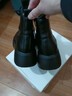啄木鳥(niǎo)斷碼真皮羊毛雪地靴女2025冬新款厚底加絨棉鞋皮毛一體短靴 黑色內里白毛 38 曬單實(shí)拍圖
