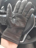 騎行手套冬季保暖加絨加厚戶(hù)外開(kāi)車(chē)防寒防風(fēng)觸屏防凍羽絨棉手套 加絨加厚羽絨棉觸屏皮手套 1雙 曬單實(shí)拍圖
