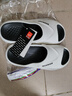 回力男款運動(dòng)拖鞋男士厚底防滑耐磨夏季外穿夏天戶(hù)外沙灘男式男鞋 白黑色（耐穿耐磨） 40-41 曬單實(shí)拍圖