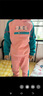 G.duck小黃鴨女童冬裝套裝兒童加棉洋氣運動(dòng)衣服秋冬女孩加厚冬款三件套 粉紅色 130 cm 曬單實(shí)拍圖