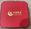 中國黃金（CHINA GOLD）黃金耳釘女足金圓珠耳釘小金豆耳飾生日禮物送女友老婆 約5mm磨砂圓珠耳釘一對約0.83克 曬單實(shí)拍圖