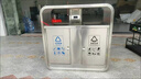 MTRECYCLE戶(hù)外垃圾桶雙桶大號環(huán)衛市政分類(lèi)果皮箱高檔小區不銹鋼垃圾桶定制 曬單實(shí)拍圖