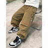 兒童裝男童褲子春秋款2025新款長(cháng)褲秋季中大童秋裝男孩工裝休閑褲 DD-B77【卡其色】 130cm 曬單實(shí)拍圖