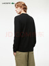 LACOSTE法國鱷魚(yú)男女同款25秋季新款時(shí)尚半拉鏈套頭衛衣|SH2735 031/黑色 L 曬單實(shí)拍圖