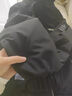 男士外套秋冬季棉衣流行時(shí)尚潮牌寬松連帽工裝夾克戶(hù)外沖鋒衣炸街 黑 2XL 曬單實(shí)拍圖