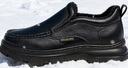 金利來(lái)（Goldlion）男鞋疊加態(tài)加絨保暖棉靴25冬新款商務(wù)套腳皮鞋G539540259AAL黑42 曬單實(shí)拍圖