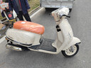 破界小卡拉圓燈款125踏板摩托車(chē)燃油2025款小巧代步免購置稅象牙白 曬單實(shí)拍圖