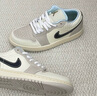 耐克（NIKE）Jordan官方耐克喬丹AJ1板鞋女運動(dòng)鞋冬季新款復古低幫緩震HQ3440 101沙堆白/黑/棉布白/冰川藍/椰奶色 40.5 曬單實(shí)拍圖
