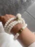 BJYL白玉菩提根手串108顆菩提子文玩盤(pán)玩佛珠手鏈男女長(cháng)款多圈手把件 蓮花菩提 曬單實(shí)拍圖